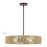 Livex Goldiemesh 4Lt Pendant, Bronze/Venetian Gold Polyester Rope - 53174-92