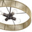 Livex Goldiemesh 4Lt Pendant, Bronze/Venetian Gold Polyester Rope