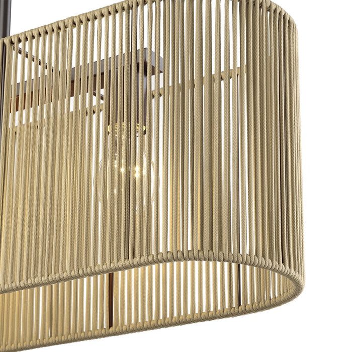 Livex Goldiemesh 3Lt Medium Chandelier, Bronze/Gold Polyester