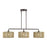 Livex Goldiemesh 3Lt Extra Large Chandelier, Bronze/Gold Polyester
