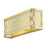 Livex Vistaview 2Lt ADA Sconce, Gold/Hand Crafted Oatmeal Color