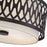 Livex Vistaview 3Lt Semi-Flush, English Bronze/Oatmeal