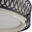 Livex Vistaview 4Lt Semi-Flush, English Bronze/Oatmeal