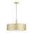 Livex Vistaview 4Lt Pendant Chandelier, Gold/Oatmeal - 53434-33