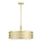 Livex Vistaview 4Lt Pendant Chandelier, Gold/Oatmeal