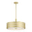 Livex Vistaview 4Lt Pendant Chandelier, Gold/Oatmeal