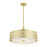 Livex Vistaview 4Lt Pendant Chandelier, Gold/Oatmeal