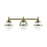 Livex Oldwick Vanity Sconce, Hand Blown Satin Opal White