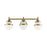Livex Oldwick Vanity Sconce, Hand Blown Satin Opal White