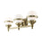 Livex Oldwick Vanity Sconce, Hand Blown Satin Opal White