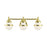 Livex Oldwick Vanity Sconce, Hand Blown Satin Opal White