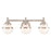 Livex Oldwick Vanity Sconce, Hand Blown Satin Opal White