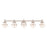 Livex Oldwick Vanity Sconce, Hand Blown Satin Opal White