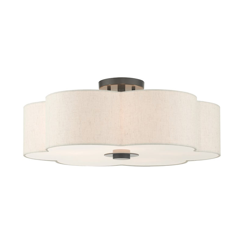 Livex Solstice Semi Flush Mount