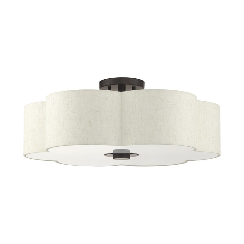 Livex Solstice Semi Flush Mount