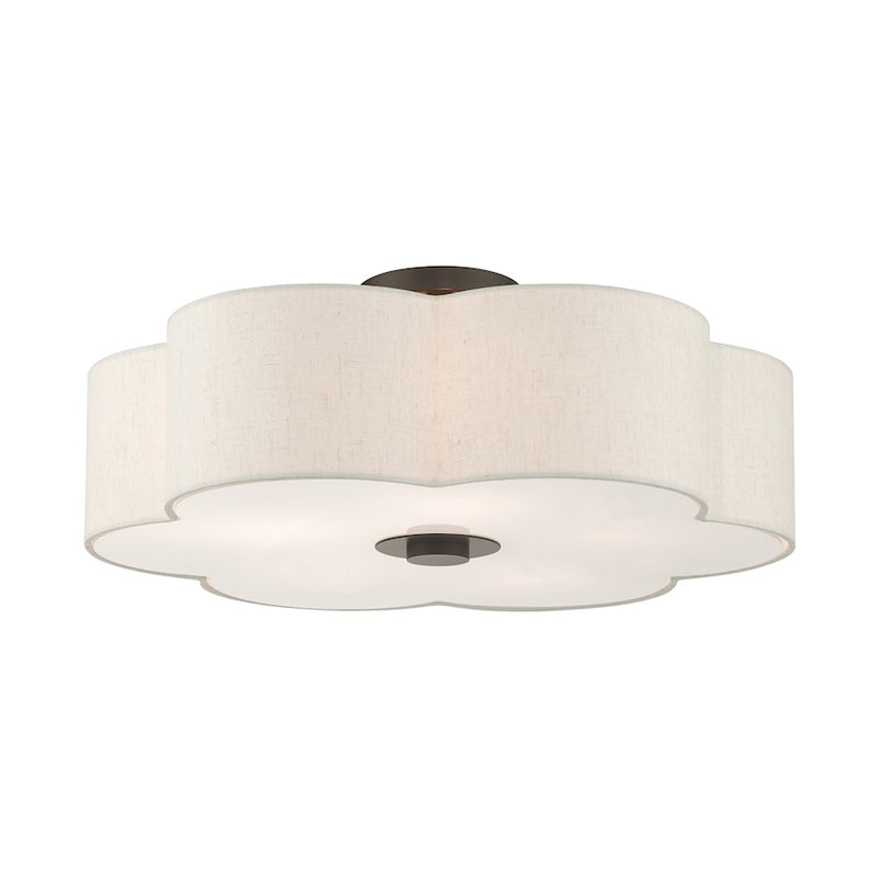 Livex Solstice Semi Flush Mount