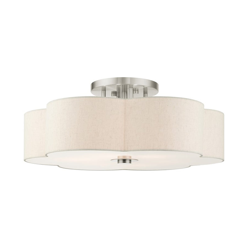 Livex Solstice Semi Flush Mount