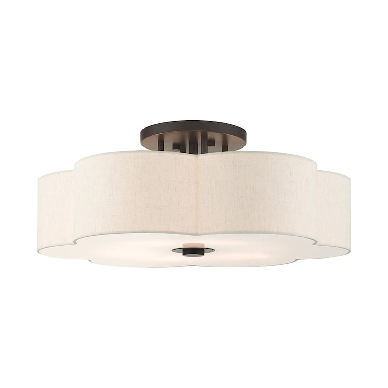 Livex Solstice Semi Flush Mount