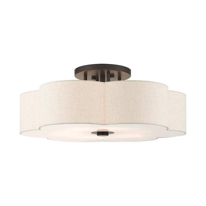 Livex Solstice Semi Flush Mount