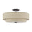 Livex Bellingham 4Lt Large Semi-Flush, Bronze/Parchment Hardback