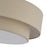 Livex Bellingham 4Lt 18" Semi-Flush, Gold/Parchment Hardback/White