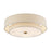 Livex Bellingham 5Lt 22" Semi-Flush, Gold/Parchment Hardback/White