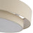 Livex Bellingham 5Lt 22" Semi-Flush, Gold/Parchment Hardback/White