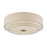 Livex Bellingham 6Lt 30" Semi-Flush, Gold/Parchment Hardback/White