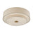 Livex Bellingham 6Lt 30" Semi-Flush, Gold/Parchment Hardback/White