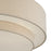 Livex Bellingham 6Lt 30" Semi-Flush, Gold/Parchment Hardback/White