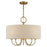 Livex Bellingham 5Lt Pendant Chandelier, Gold/Parchment Hardback - 58865-48