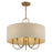 Livex Bellingham 5Lt Pendant Chandelier, Gold/Parchment Hardback