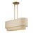 Livex Bellingham 4Lt Large Chandelier, Gold/Parchment Hardback