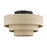 Livex Bellingham 4Lt 21" Semi-Flush, Bronze/Parchment Hardback