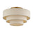 Livex Bellingham 4Lt 21" Semi-Flush, Gold/Parchment Hardback