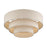 Livex Bellingham 4Lt 21" Semi-Flush, Gold/Parchment Hardback
