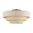Livex Bellingham 5Lt 28" Semi-Flush, Gold/Parchment Hardback - 58877-48