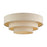 Livex Bellingham 5Lt 28" Semi-Flush, Gold/Parchment Hardback