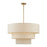 Livex Bellingham 8Lt 32" Pendant Chandelier, Gold/Parchment Hardback - 58879-48