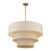 Livex Bellingham 8Lt 32" Pendant Chandelier, Gold/Parchment Hardback