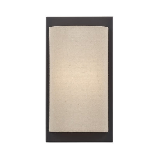 Livex Bellingham 1Lt ADA Sconce, Bronze/Parchment Hardback - 58890-07