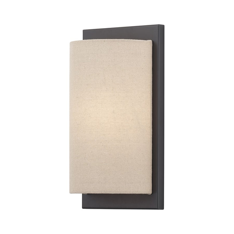 Livex Bellingham 1Lt ADA Sconce, Bronze/Parchment Hardback