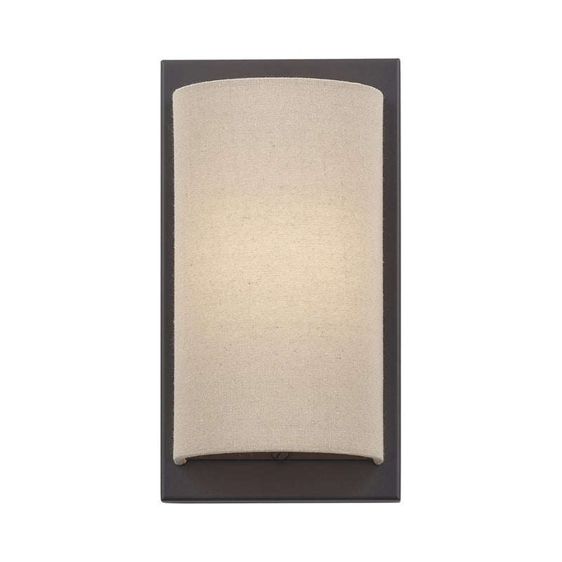 Livex Bellingham 1Lt ADA Sconce, Bronze/Parchment Hardback