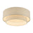 Livex Bellingham 3 Light Semi-Flush Mount, Gold Leaf/Parchment