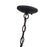 Livex Laurelin 6Lt 24" Chandelier, Black/Nickel/Charred Gray