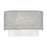 Livex Brookmeade 2Lt ADA Sconce, Nickel/Urban Gray/White/White Fabric - 60012-91