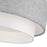 Livex Brookmeade 3Lt Semi-Flush, Nickel/Urban Gray/White/White Fabric