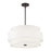 Livex Fontana 5Lt Pendant Chandelier, Bronze/White/White Fabric