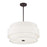Livex Fontana 5Lt Pendant Chandelier, Bronze/White/White Fabric