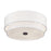 Livex Fontana 4Lt Semi-Flush, Bronze/White/White Fabric
